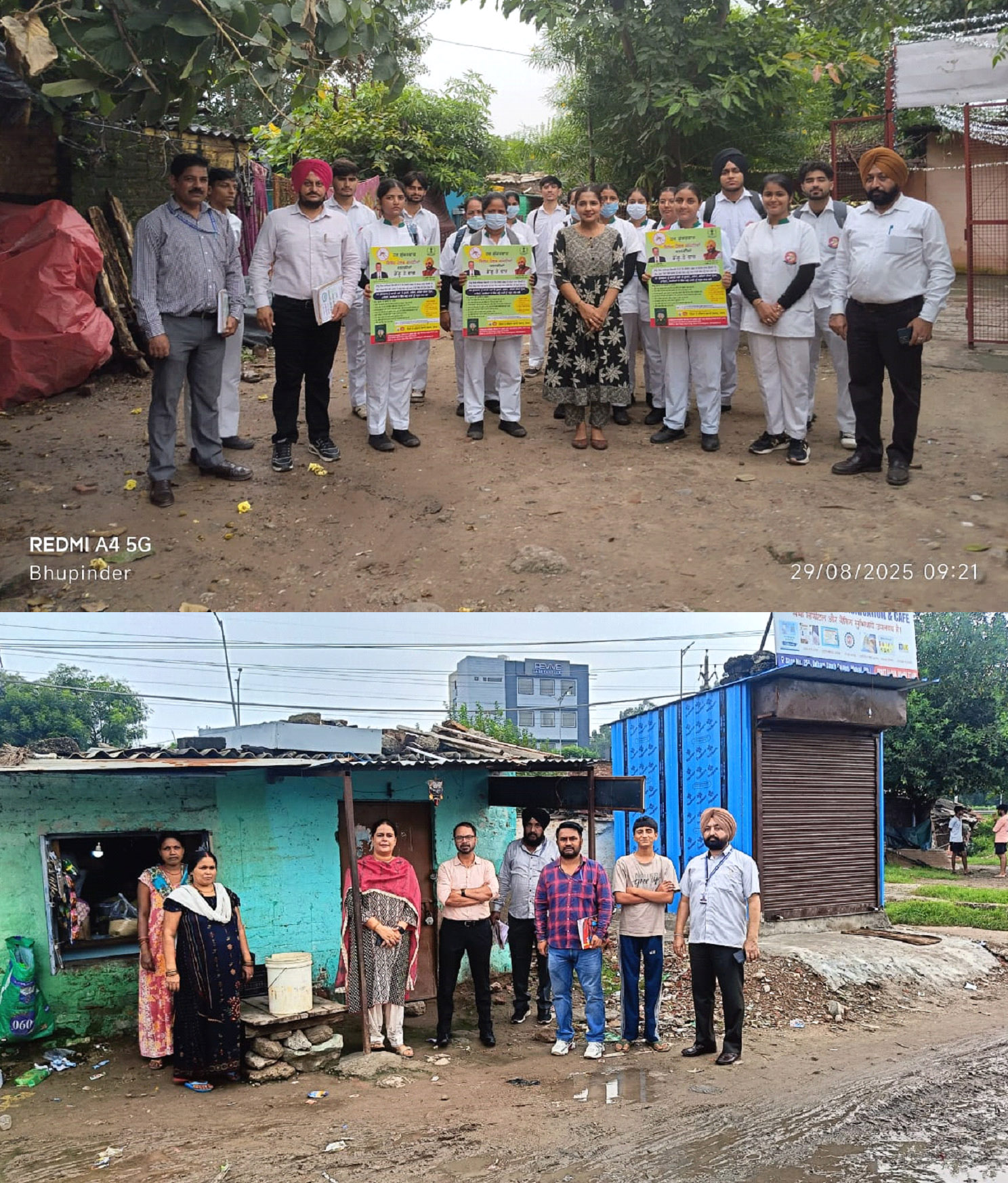 'Every Friday, fight against dengue'; Health Department teams checked at various places.